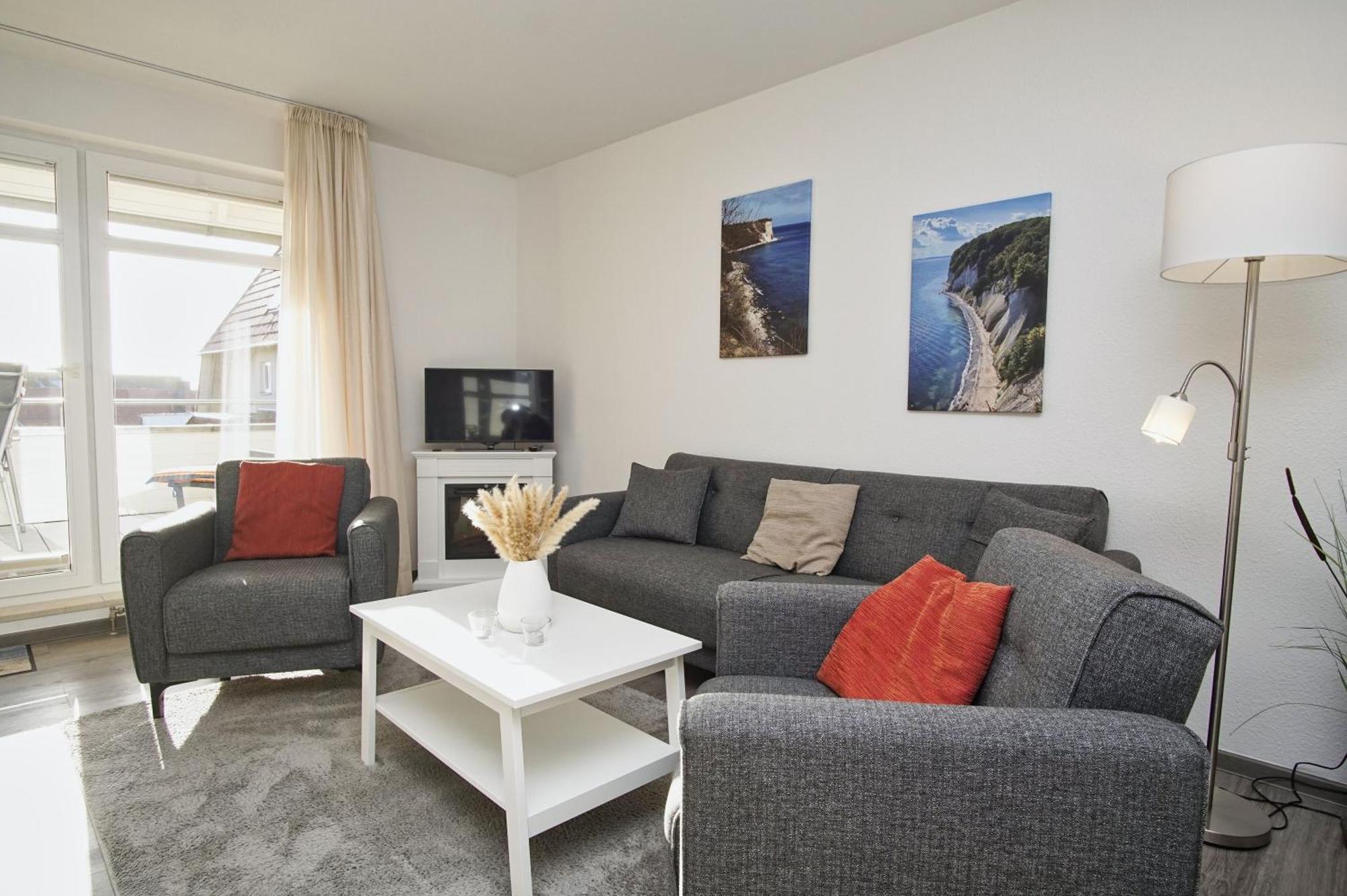 Hafenhaeuser Breege Fewo 05 - Balkon エクステリア 写真