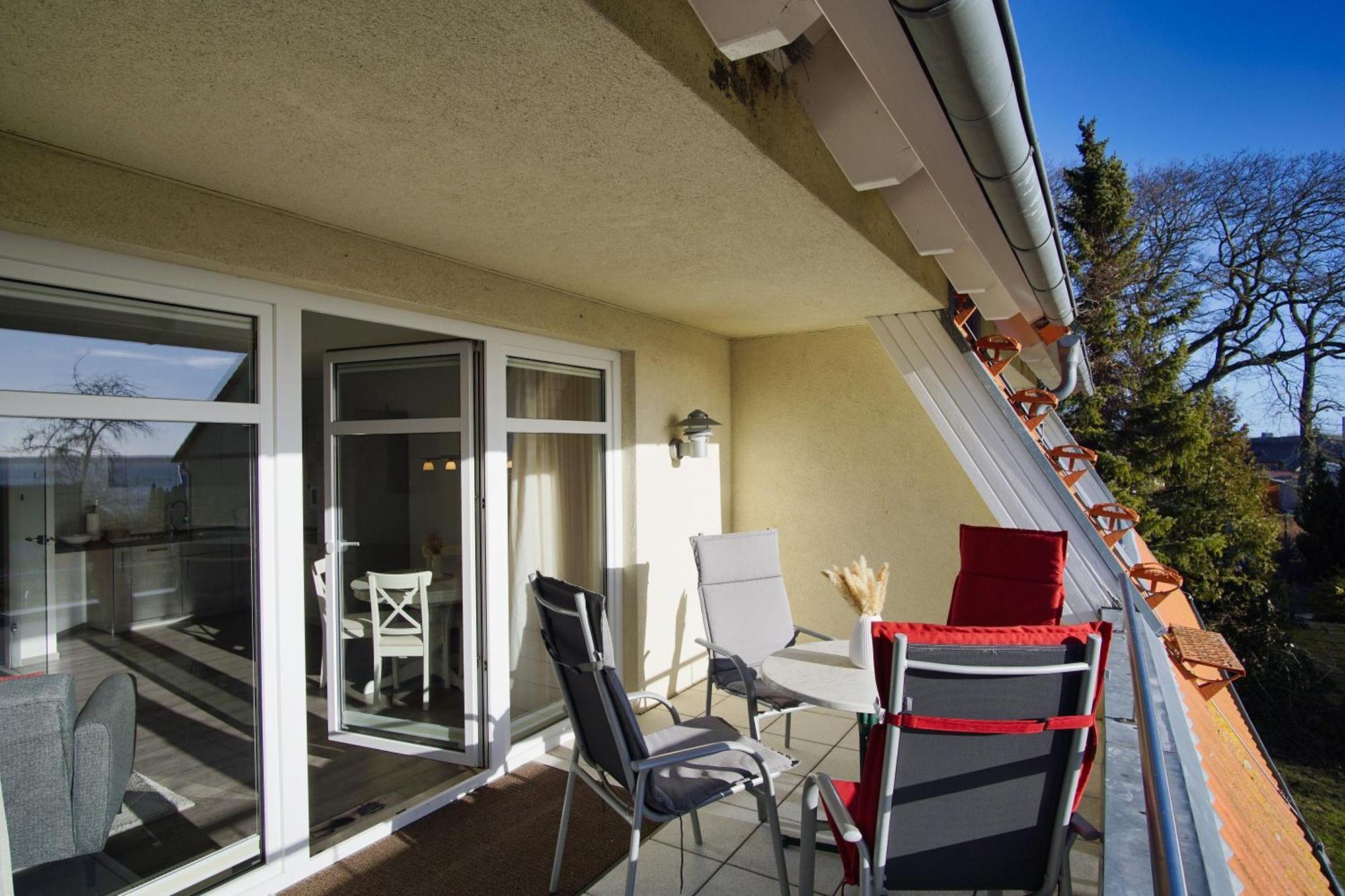 Hafenhaeuser Breege Fewo 05 - Balkon エクステリア 写真